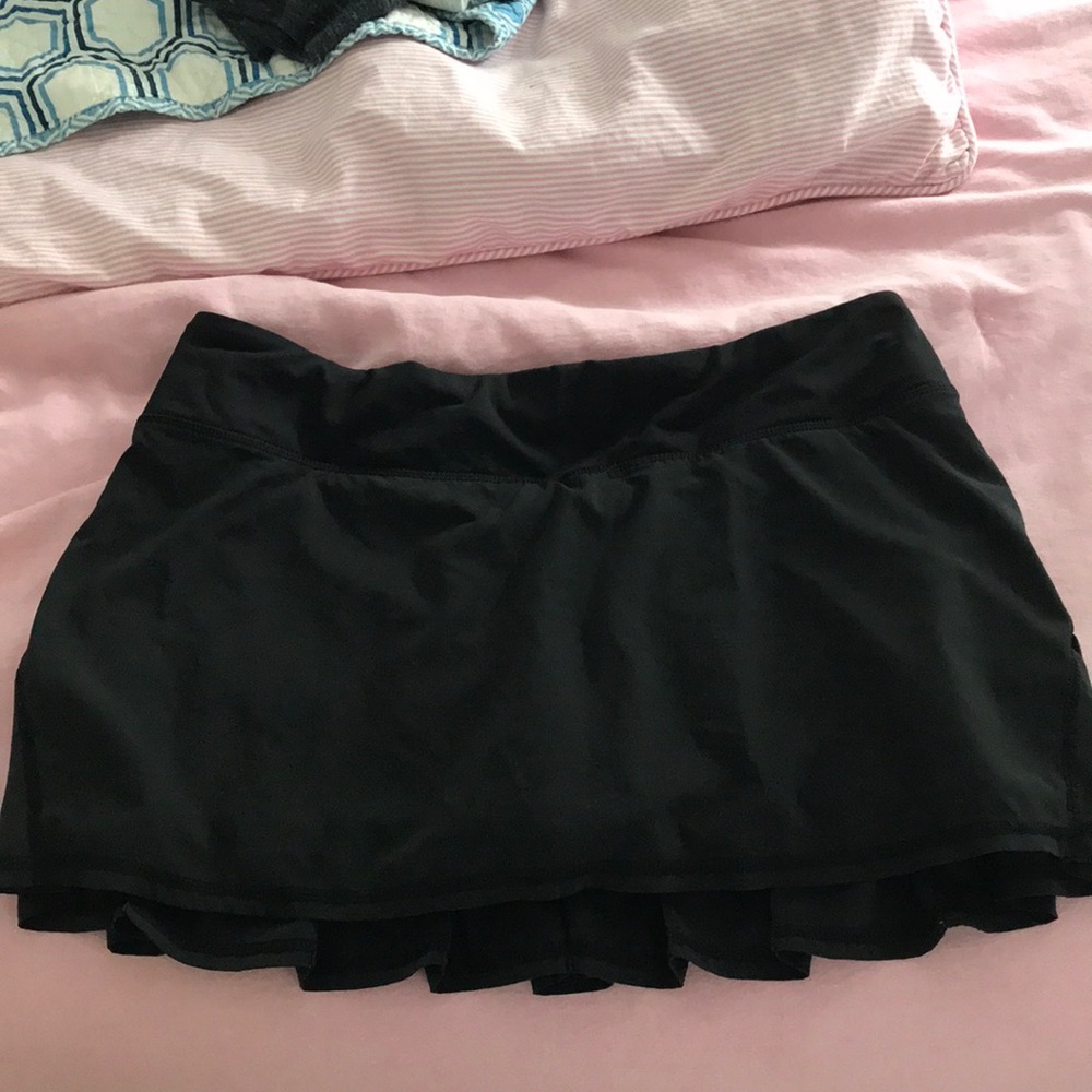 Lululemon Black Tennis Skirt